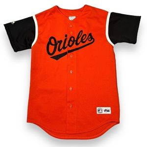 Majestic MLB Baltimore Orioles Kid’s Baseball Jersey Orange Size Large